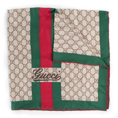 authentic gucci scarf label|original Gucci silk scarf.